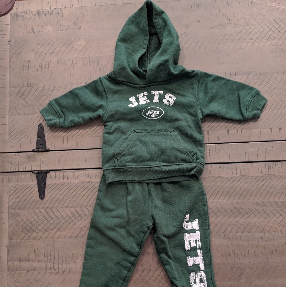 NY Jets Sweat Suit 12 Months